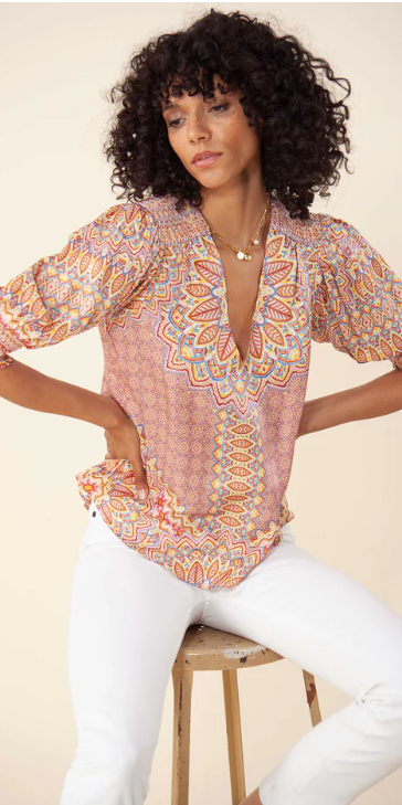 Jaydin Charmeuse Top