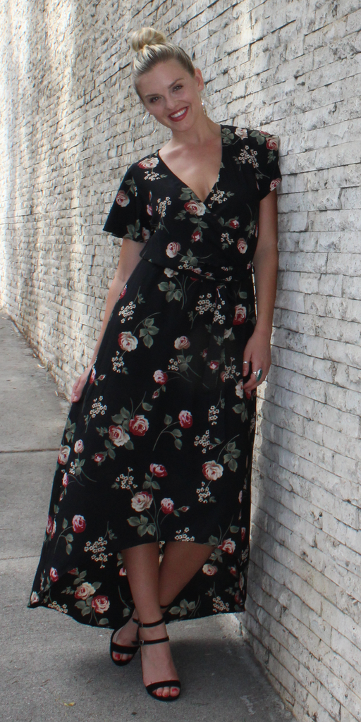 Floral Print Maxi Dress