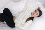 Ivory Oversized Tie Sleeve Sweater
