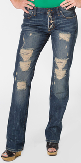 Distressed Boyfriend Jeans
