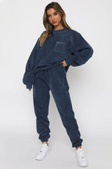 TOP TWO PIECE CORDUROY LOUNGE SET