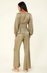 Faena Solid Silk Pant