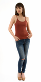 Ribbed Cotton Tank Top