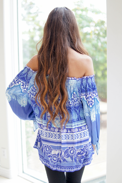 Floral Off Shoulder Blouse