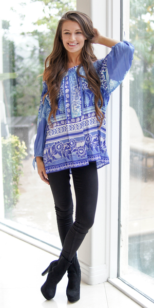 Floral Off Shoulder Blouse