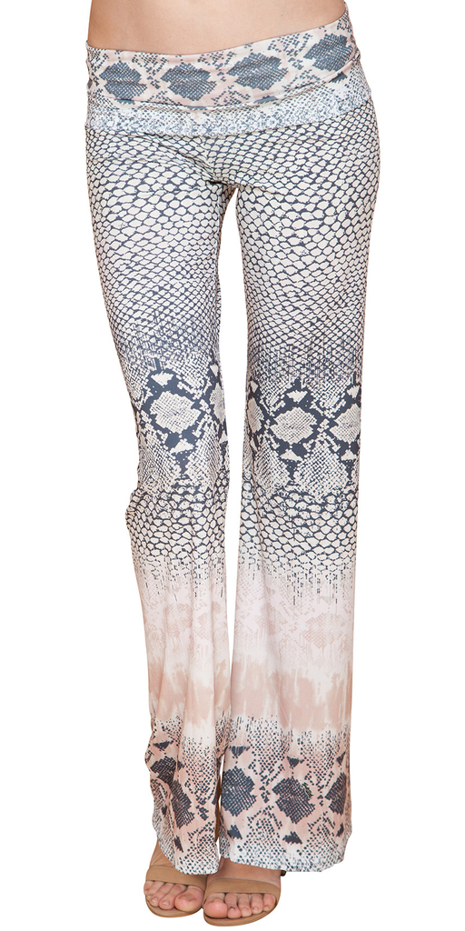 Printed Jersey Flare Pants – Posh At Play