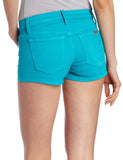 Turquoise Blue Denim Shorts
