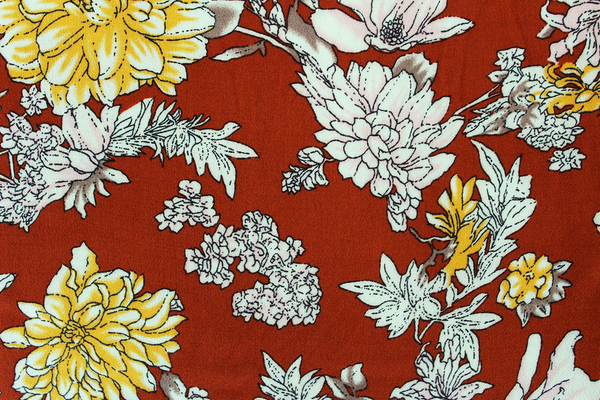 Sleeveless Red Floral Jumpsuit