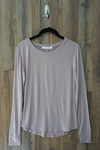 Pale Pink The Essential Long Sleeve Knit Top