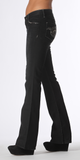 Beaded Black Bootcut Jeans