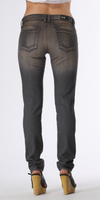 Faded Grey Skinny Jeans