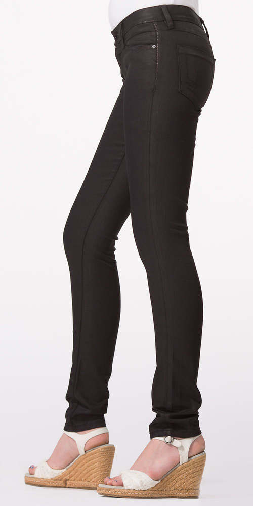 Coated Black Skinny Jeans