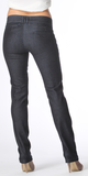 Deep Blue Dressy Straight Leg Jeans