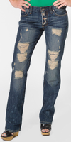 Distressed Boyfriend Jeans